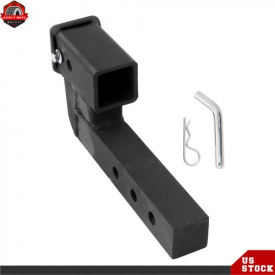 Steel Trailer Hitch Riser For 2 Inch Receivers with 4 Inch Rise / Drop 7500lbs