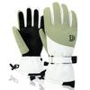 Unisex Winter Ski Gloves Warm Thermal Touchscreen 5-Finger Outdoor Cycling Snow Sports White Black Green