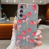 Cartoon Cherry Fruits Case For Samsung S26 Ultra S25 A18 S24 S23 S22 S21 FE A15 A16 A17 A35 A36 A37 A54 A55 A56 A57 Leather Texture Silicone Cover
