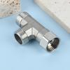 G1/2" T-Valve Toilet Dispenser Diverter Valve Three-Way Water Pipe Splitter Diverter Valve Bath Bidet Sprayer Shower Fitting