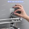 10PCS Punch-Free Wall Hooks Self Adhesive Screw Stickers Hooks for Hanging Photo Frame Wall Clock Bathroom Kitchen Utensils Hook