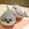 50-100Cm Cute Sacabambaspis Grey Jawless Fish Doll Plush Toy Stuffed Pillow Sea Animals Toys Sofa Cushion Decor For Kids Girls