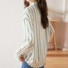 Navava Women Casual Stripe Shirt Nb2467