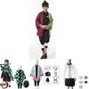 Demon Slayer Kamado Nezuko Cosplay Kostüm für Kinder in verschiedenen Farben Exquisite Verarbeitung und perfekte Stiche