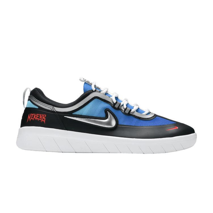 Samborghini x Nike Nyjah Free 2 Premium SB  Светло-синий фото с красным  36