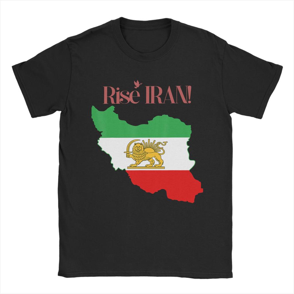 Vintage T-Shirt Summer Pahlavi Dynasty Three Generations Reza Shah Mohammad Reza Leisure T-Shirts 100% Cotton Tee Shirt Gift