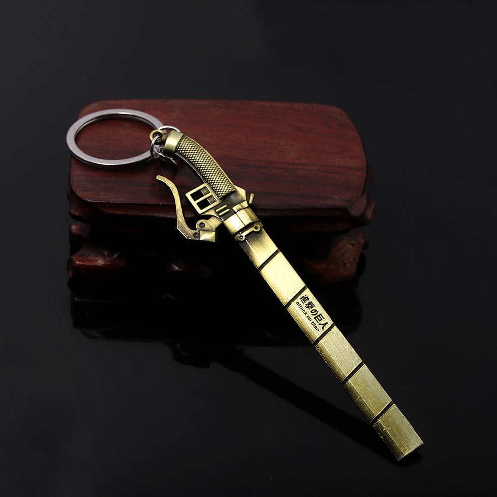 Attack on Titan Scout Regiment 3D Maneuver Gear Cosplay Gift [Sizuuenn] Keychain, Accessory, Photograph, Souvenir,