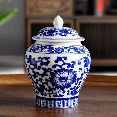 Recipiente General de celadón a prueba de humedad, recipiente de cerámica para almacenamiento, recipiente para té, regalos chinos