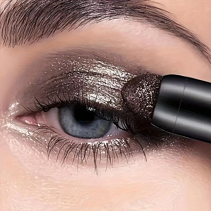 Lidschattenstift, wasserfester Lidschattenstift, lang anhaltender schimmernder Glitzer-Lidschattenstift, Pigment-Make-up-Lidschattenstift