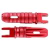 2pcs Rear Foot Pegs Footrest Aluminum Alloy Replacement FP‑256‑Set for DUCATI 1098 1198Red