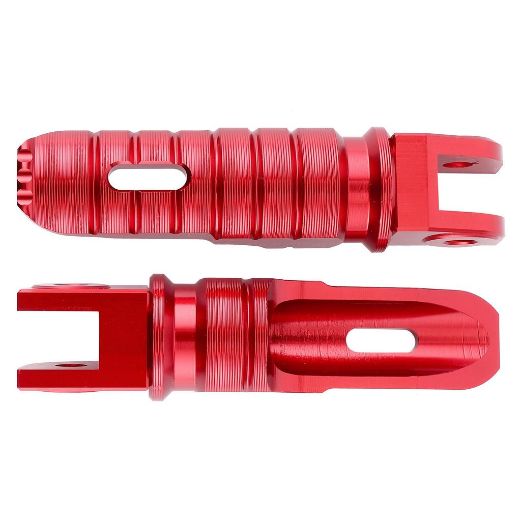 2pcs Rear Foot Pegs Footrest Aluminum Alloy Replacement FP‑256‑Set for DUCATI 1098 1198Red