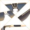 Neue Sonnenbrille mit großem Rahmen für Herren, Sonnenbrille, quadratische Sonnenbrille für Herren