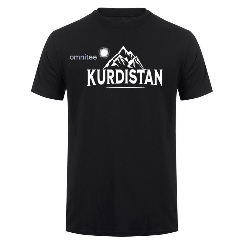 T-shirts Graphiques Drôles Kurdistan Kurde Coton Streetwear Manches Courtes Montagnes du Kurdistan Kurdes T-shirt Unisexe Vêtements HJ048