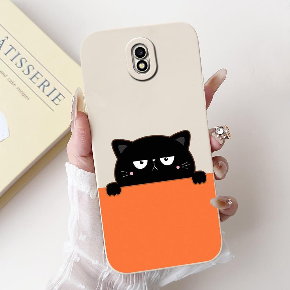 För Samsung Galaxy J3 J5 J7 2017 Sött Mönster Kanin Tecknad Fodral För Samsung J5Pro J7Pro J3 Pro 2017 Mjukt Silikon Telefonfodral