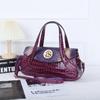 Elegant Snake Pattern Handbag: Versatile, Spacious, and Stylish Shoulder Bag for Women - 2025 New Design