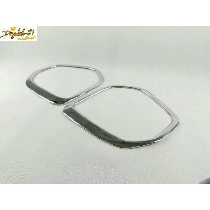 2PCS ABS Chrome Front Fog Light Lamp Cover Fits For Kia Sportage 2017-2018 New