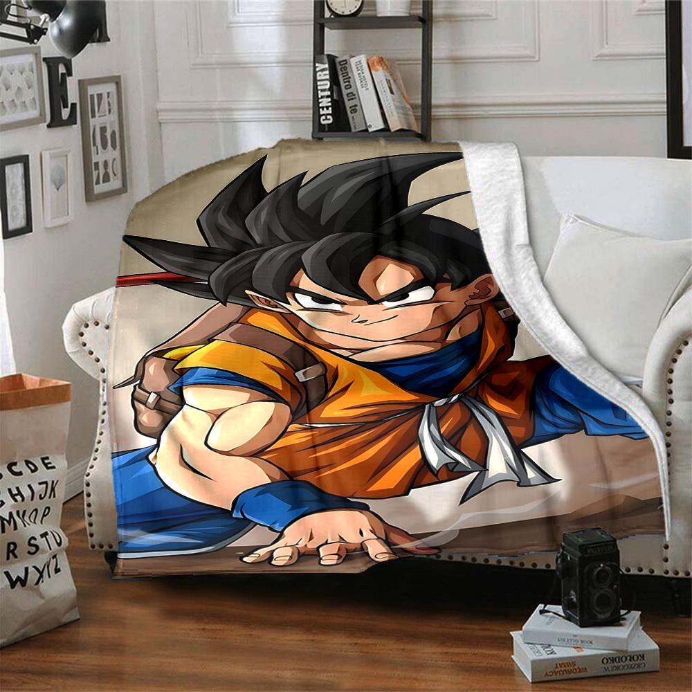 1 Stück Saiyan, Krieger Flanelldecke [Gemütliche Überwurfdecke] Für Sofa, Bett, Reisen, Camping, Wohnzimmer, Büro, Couch, Stuhl Und Bett