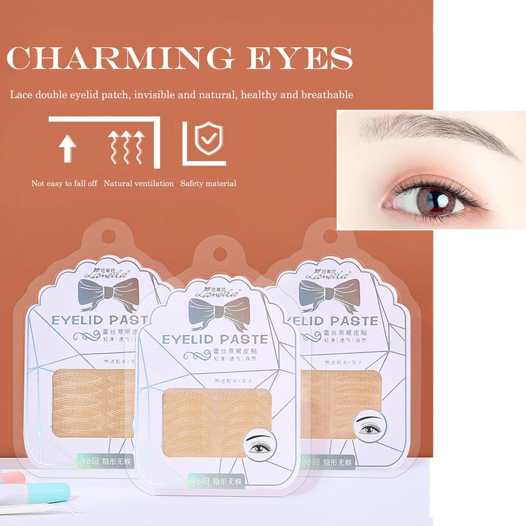 Mesh Lace Double Eyelid Stickers Natural  Crescent Beautiful Eye 5ML