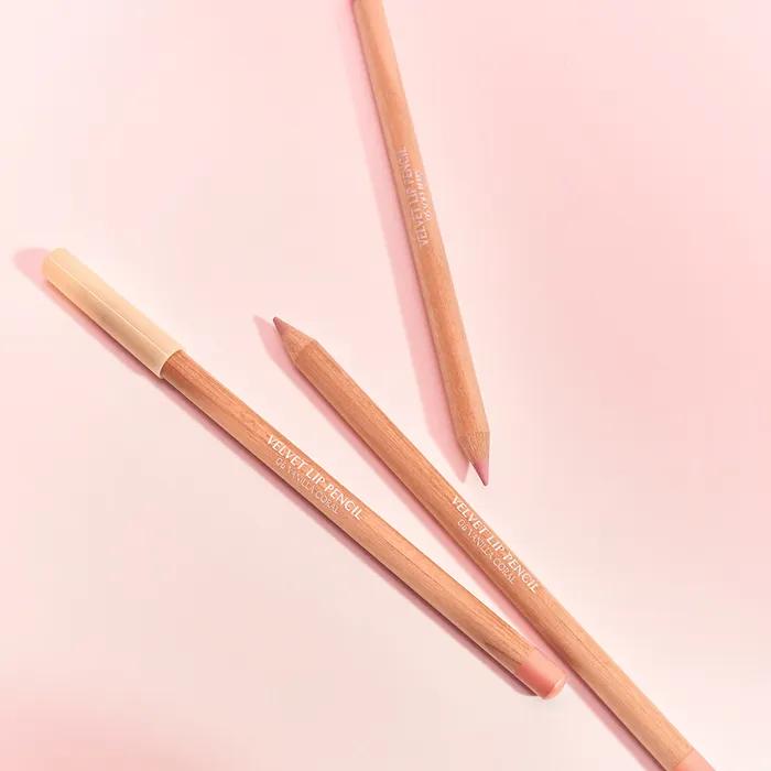 Clio Velvet Lip Pencil Planning Set [Main Product + Built-in Sharpener]