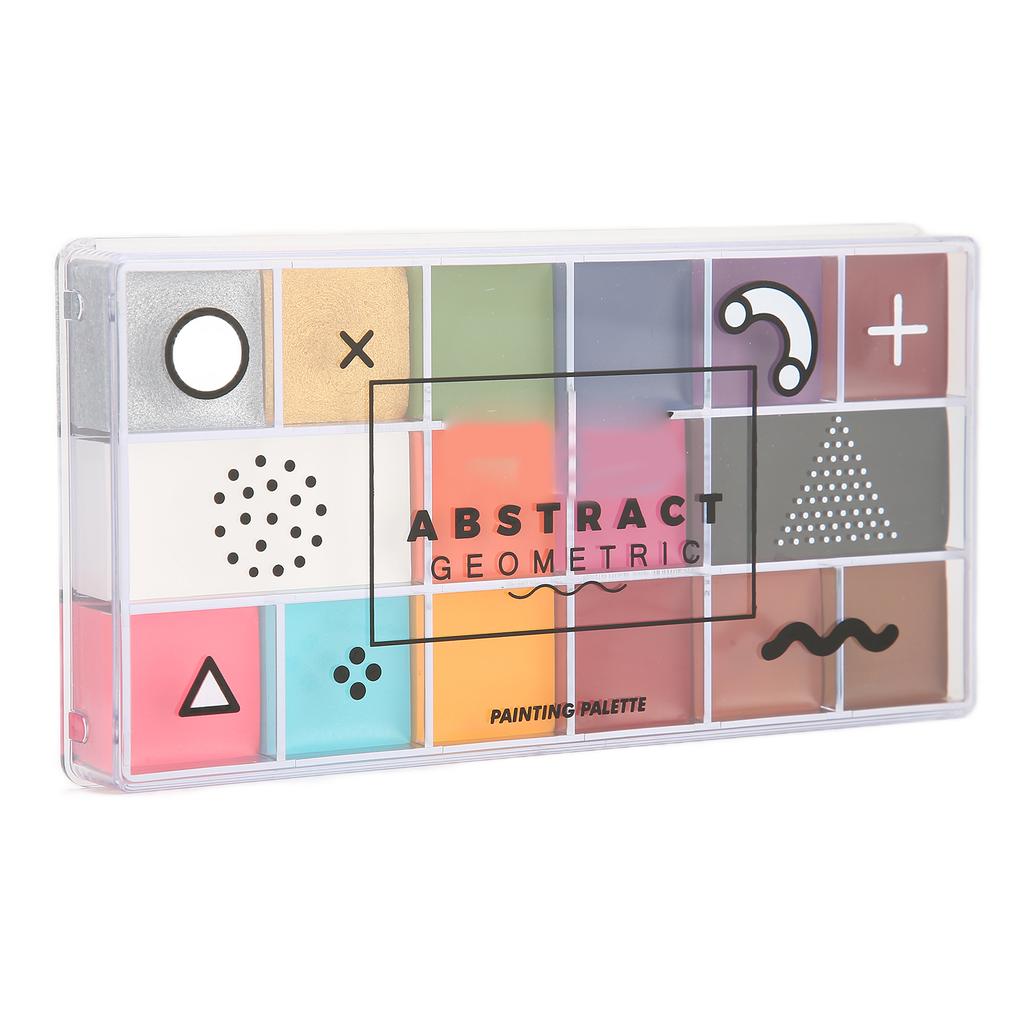 IMAGIC 16 Colors Face Body Paint Oil Athena Face Painting Palette for Halloween Cosplay Costumes