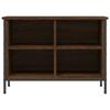 VidaXL Armoire à chaussures chêne marron 69x35x50 cm bois d'ingénierie 831837