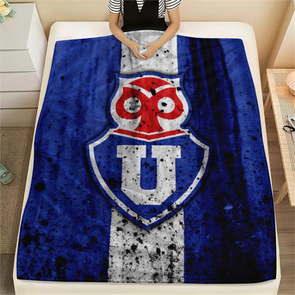 Universidad de Chile Football Club Print Flannel Blanket, High quality Comfortable for All Seasons, Home Decor, Warmth and Comfort