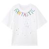 ZuoXi Boy's Graffiti Letter Breathable Cotton T-Shirt