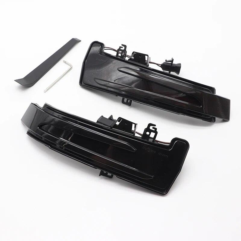 Dynamic Scroll LED Turn Signal Light Sequential Rearview Mirror Indicator Blinker Light For Mercedes Benz GLK Class X204 2008-15