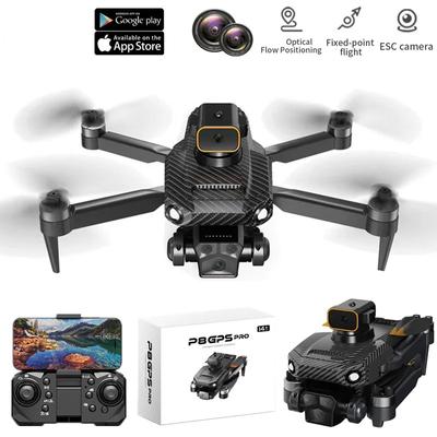 Νέο παιχνίδι δώρου P8 Pro Drone χωρίς ψήκτρες ESC Dual HD Camera WIFI FPV αναδιπλούμενο τετρακόπτερο για παιδιά