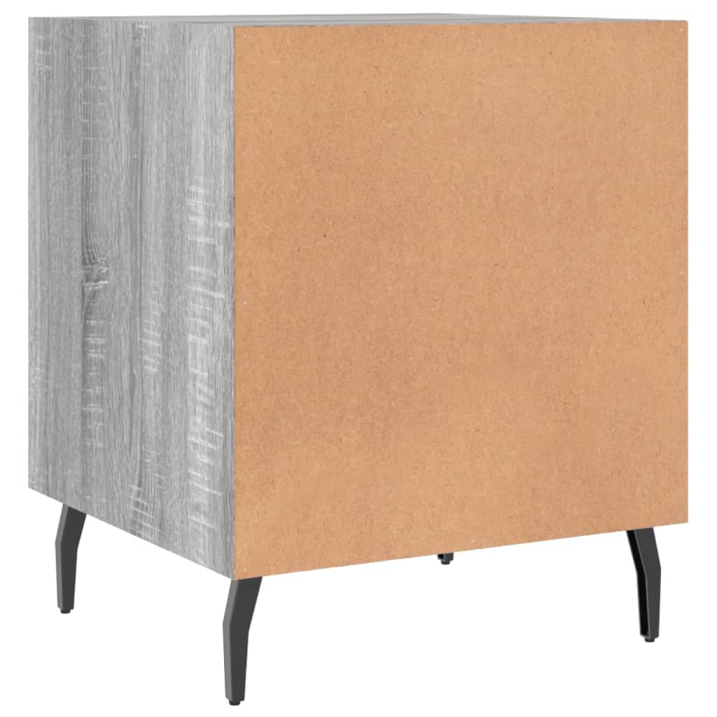 Nightstands 2 pcs Grey Sonoma 40 x 40 x 50 cm engineered wood