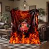 Sunderland Football Print Flannel Blanket Soft Warm Sofa Bed Throw Blanket For Home Office Bedroom