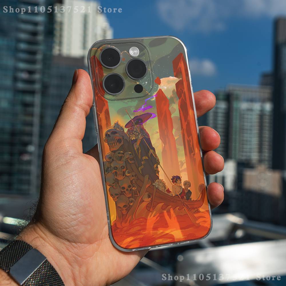 

H-Hades ii Game Phone Case For iPhone 16,15,17,12,13,14,11 Max,Pro,Plus,X,XS,XR,SE4,E Mini Transparent Cover iPhone14