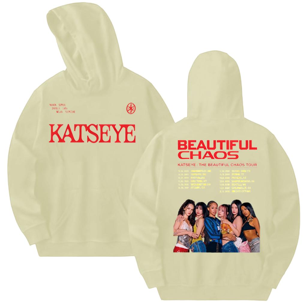 Women's Fashionable Casual Hooded Long Sleeved Printed Sweatshirt