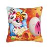 Diddl and Diddlina   Pillow Cover  Square Pillow Case Cushion Cover Kawaii Graphic Pillowcases For Office Car Home Decorative