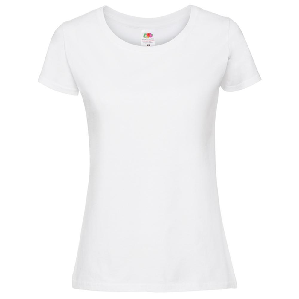 Fruit of the Loom Womens/Ladies Iconic 195 Plain T-Shirt