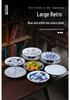 Chinese Blue & White Large Ceramic Fruit & Snack Plate for Tea & Desserts