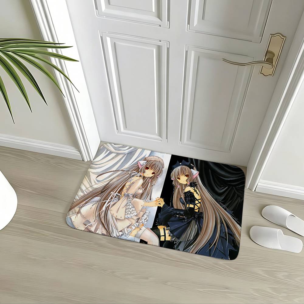 Anime C-chobits Carpet Bathroom Anti-slip Mat Door Mat Home Decoration Mat Entrance Door Mat Scratch-resistant Door Mat