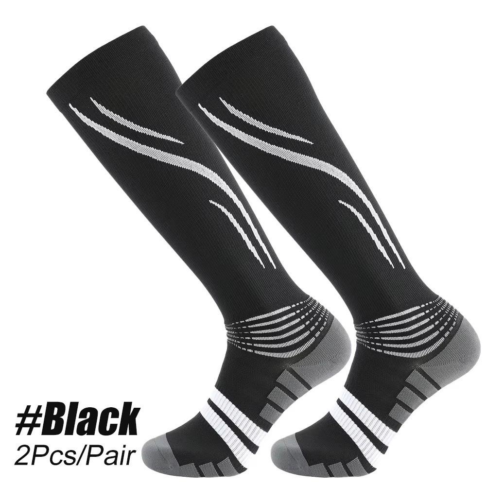 1 Pair Breathable Fitness Long Leg Socks Comfortable Cycling Calf Socks  Running