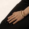 Bracelet INS Minimalist Irregular Wave Jewelry Metal Glossy Bracelet Ladies Jewelry