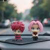 Anime Naruto Niedliche Sakura Haruno Gaara Sitzende Haltung Cartoon Actionfigur Modell PVC Kinderspielzeug Auto Dekoration Geschenk