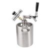 Mini Keg Growler 2L 150PSI Přenosný domácí tlakový sudový systém z nerezové oceli výdejník piva pro