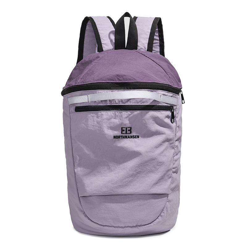 

Backpack Girls College Students New Large Capacity Outdoor Leisure Travel Lightweight Backpack Mountaineering Travel Bag Below 20L фиолетовый