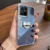 Luxury Bling Rhinestone Heart Ring Bracket Clear Phone Case for Vivo Y21 5G,Y11d,Y05 Stand Cover