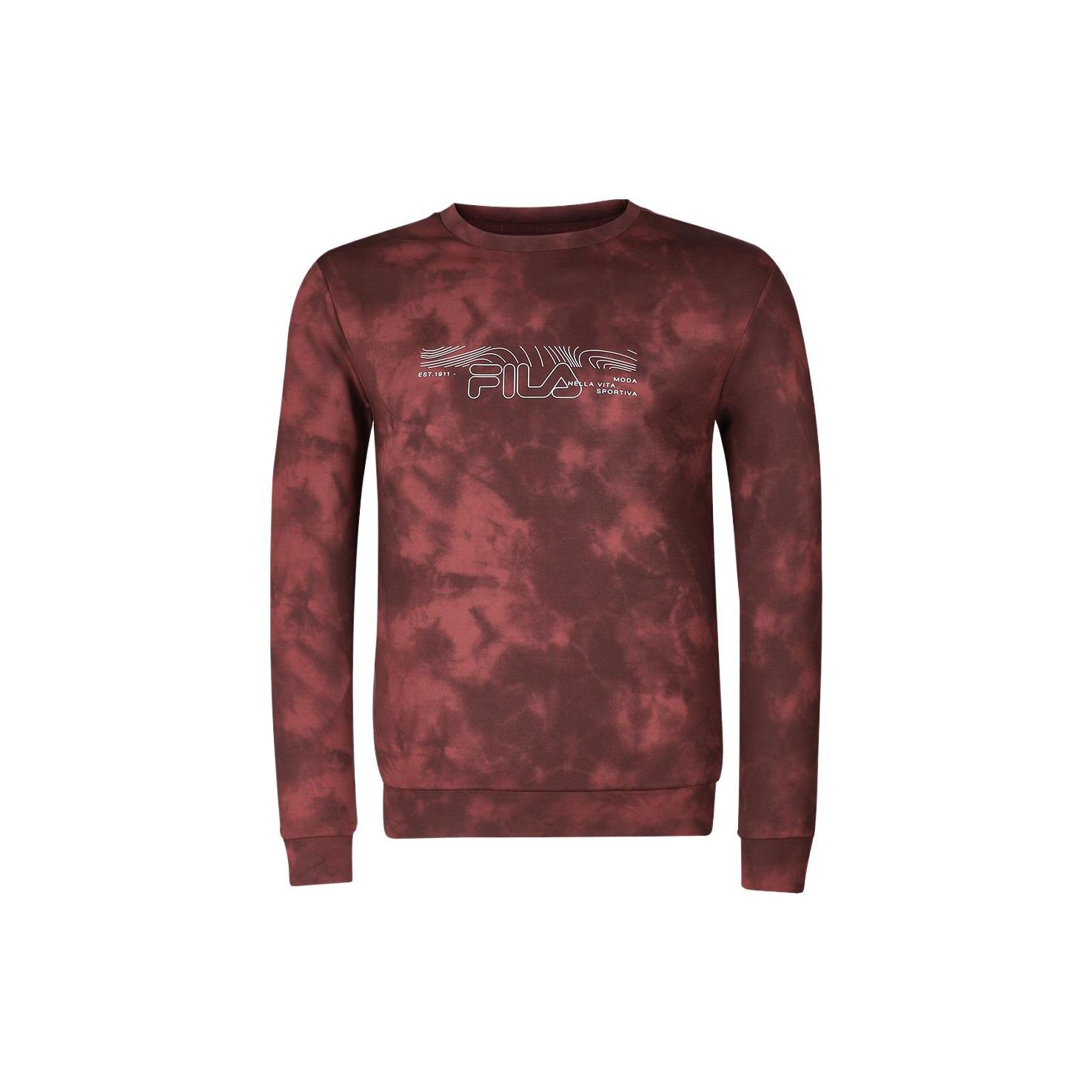 FILA Sweatshirts Men s All Over Print Crew Neck Moderate Regular A11M341212F-ZA M