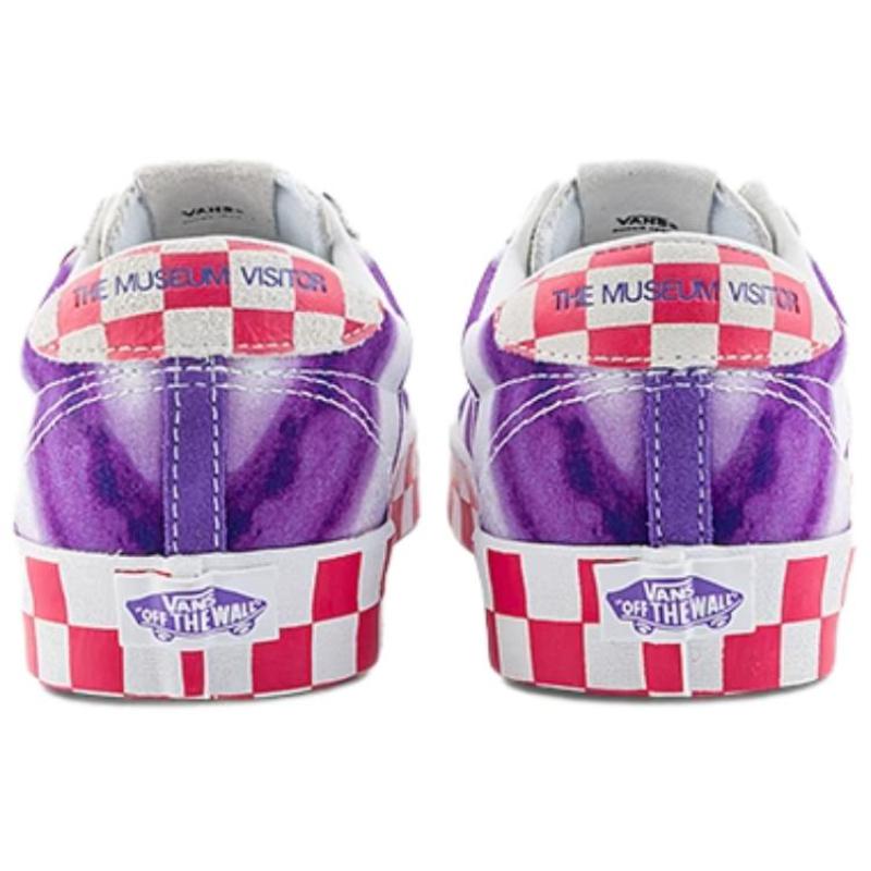 Vans X The Museum Visitor Sport Low 'White Purple Red' Sneakers VN000D09WHP