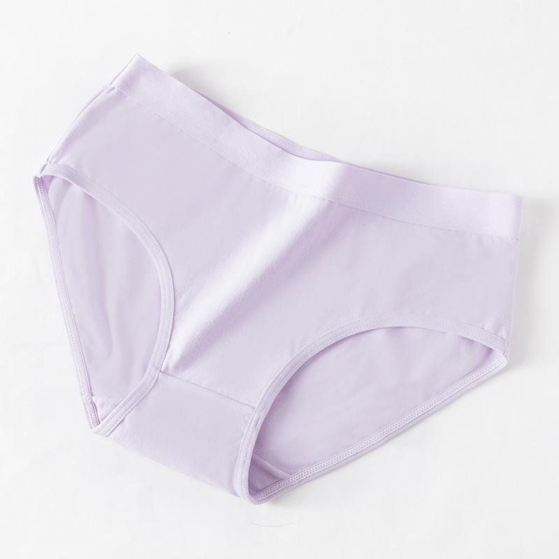 TERMEZY Soft No Trace Design LingerieCotton Seamless Women Panties Intimates Underwear Comfortable Breathable Pure Color Briefs