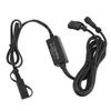Motorcycle USB Phone Charger Dual Port Fast Charging with Intelligent Chip SAE To USB Adapter For