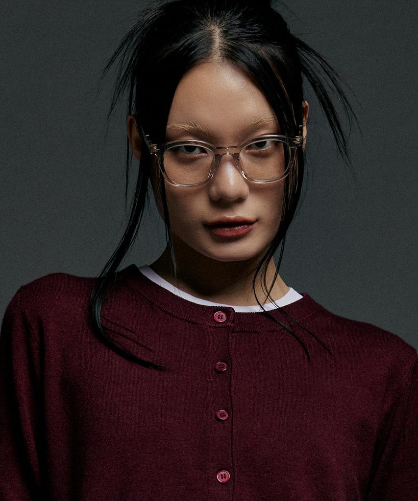 Seupeulingseuteulingseu Classic Horn-Rimmed Glasses Eye Number 5 [Cognac]