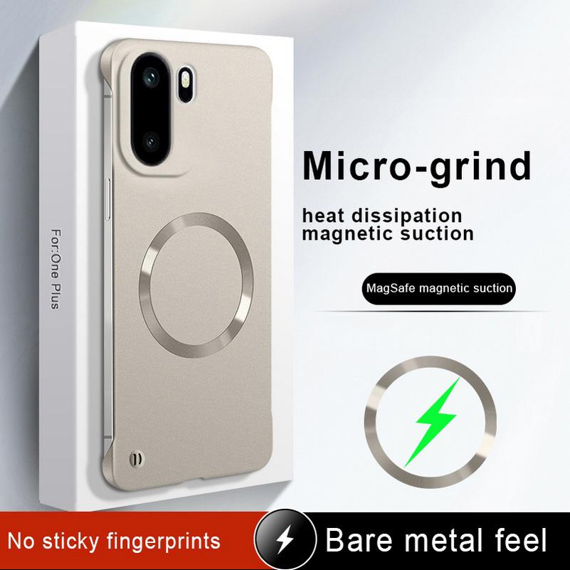 Slim Bezels with Magsafe Magnetic Case for OnePlus Ace 6T 6 5 Pro 3 2 One Plus 15 13s 13R 13t 12 Ultra thin Camera Protect Cover