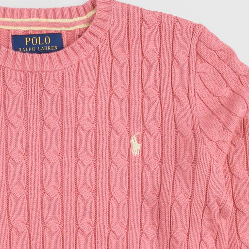 Polo Ralph Lauren Sweater Cable Knit Ribbed Collar Kids Kids sweater 323702674-506